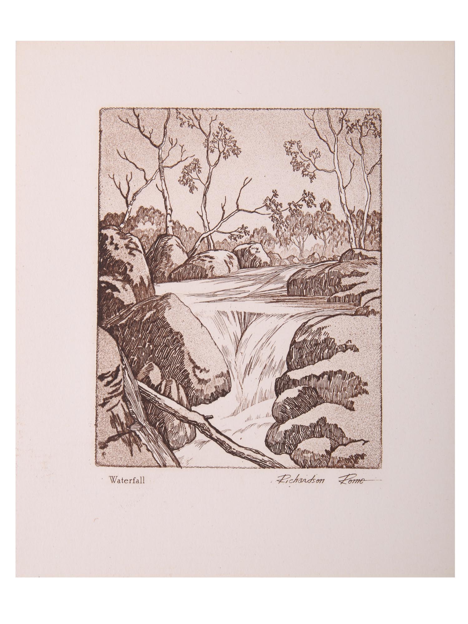 COLLECTION OF GENUINE ETCHINGS BY RICHARDSON ROME PIC-4